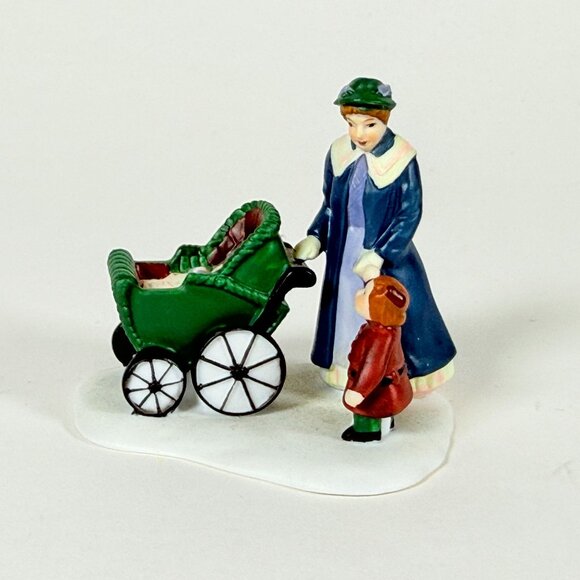Dept 56 Heritage Village Accessories Busy Sidewalks Set Of 4 #55352 Vintage - Picture 6 of 12